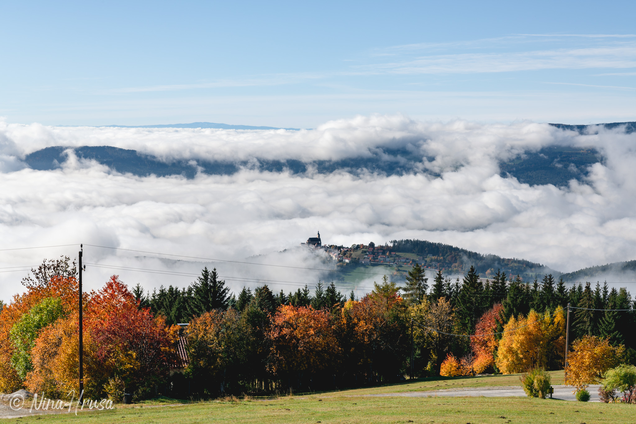 Wolken, Herbst, Pöllauberg, Steiermark, Zwischenmomente | Nina Hrusa Photography
